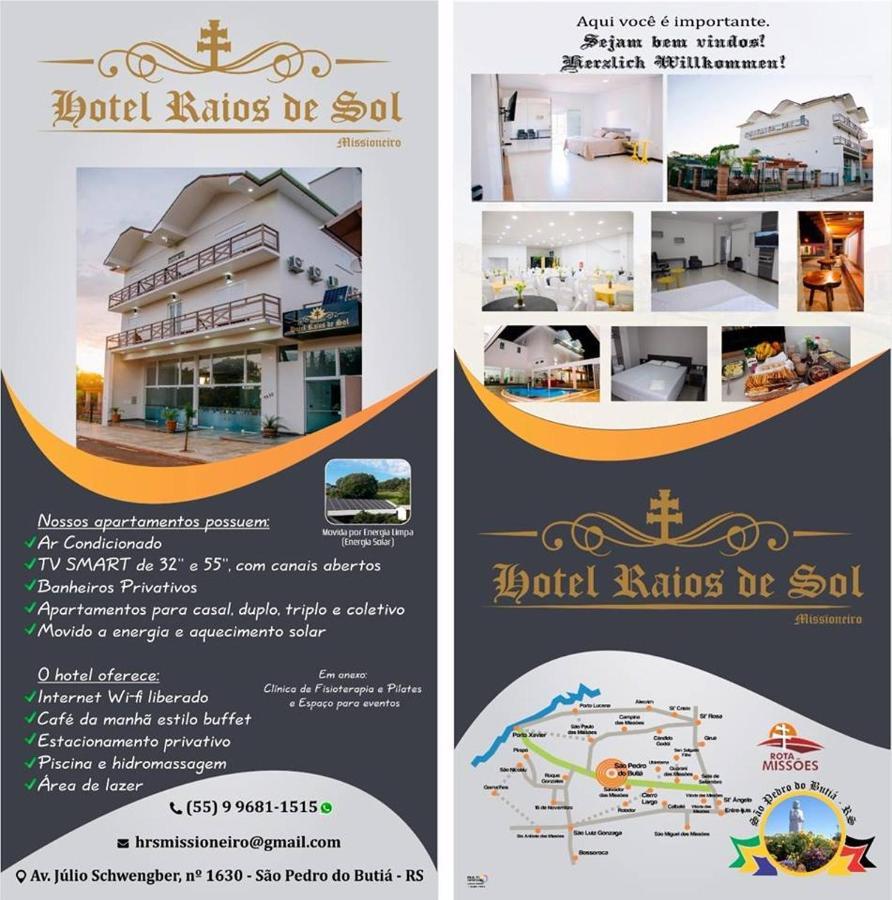 Hotel Raios De Sol Missioneiro Sao Pedro de Butia Eksteriør billede